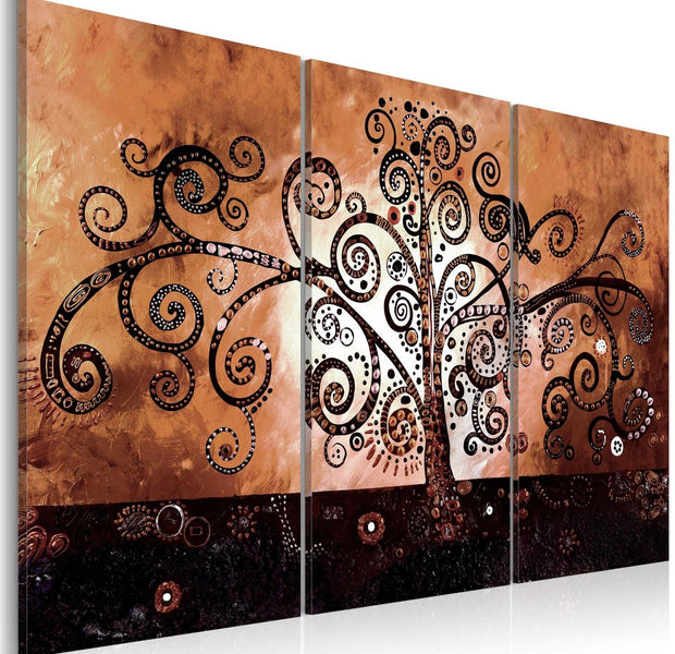 Abstract Stretched Canvas Art - Chocolate Magic-Tiptophomedecor