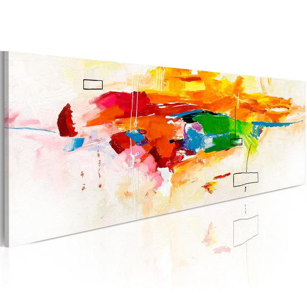 Abstract Stretched Canvas Art - Colors Celebration-Tiptophomedecor