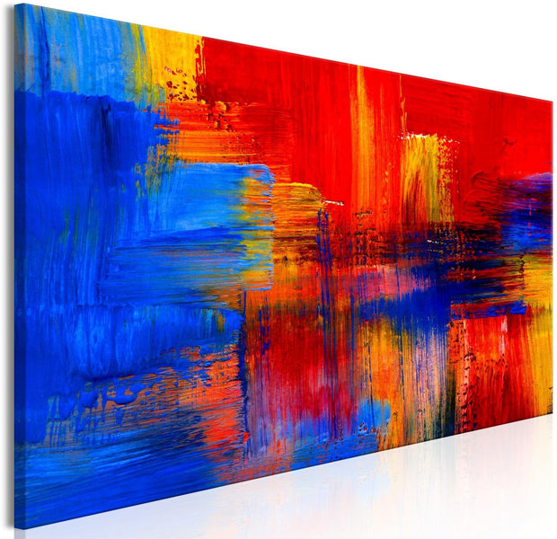 Abstract Stretched Canvas Art - Colour Of Passion-Tiptophomedecor