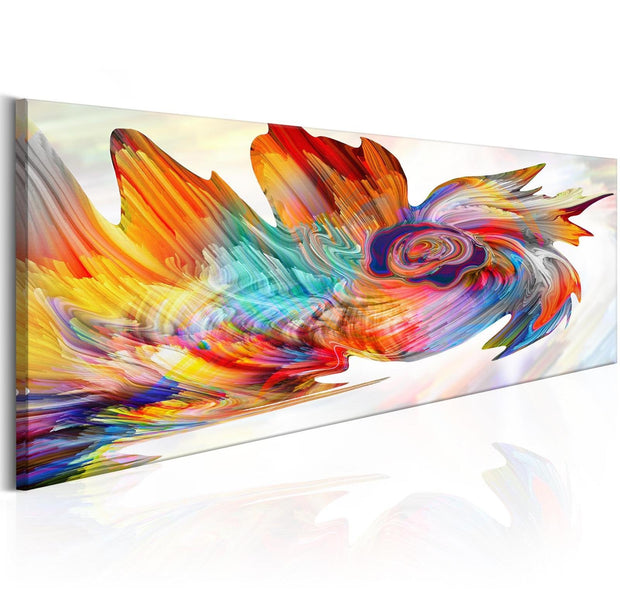 Abstract Stretched Canvas Art - Colourful Cyclone-Tiptophomedecor