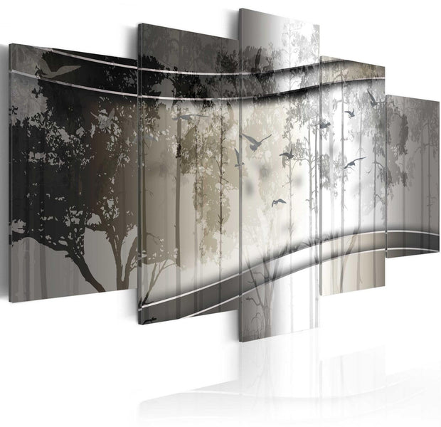 Abstract Stretched Canvas Art - Dark Backwods-Tiptophomedecor