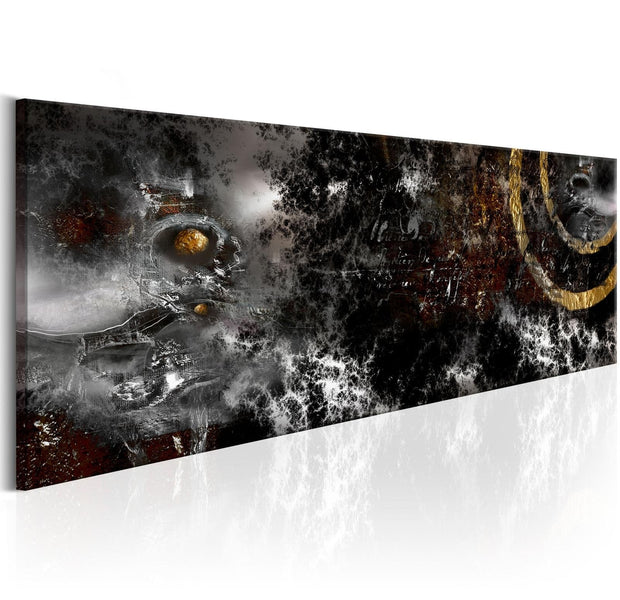 Abstract Stretched Canvas Art - Dark Moon-Tiptophomedecor