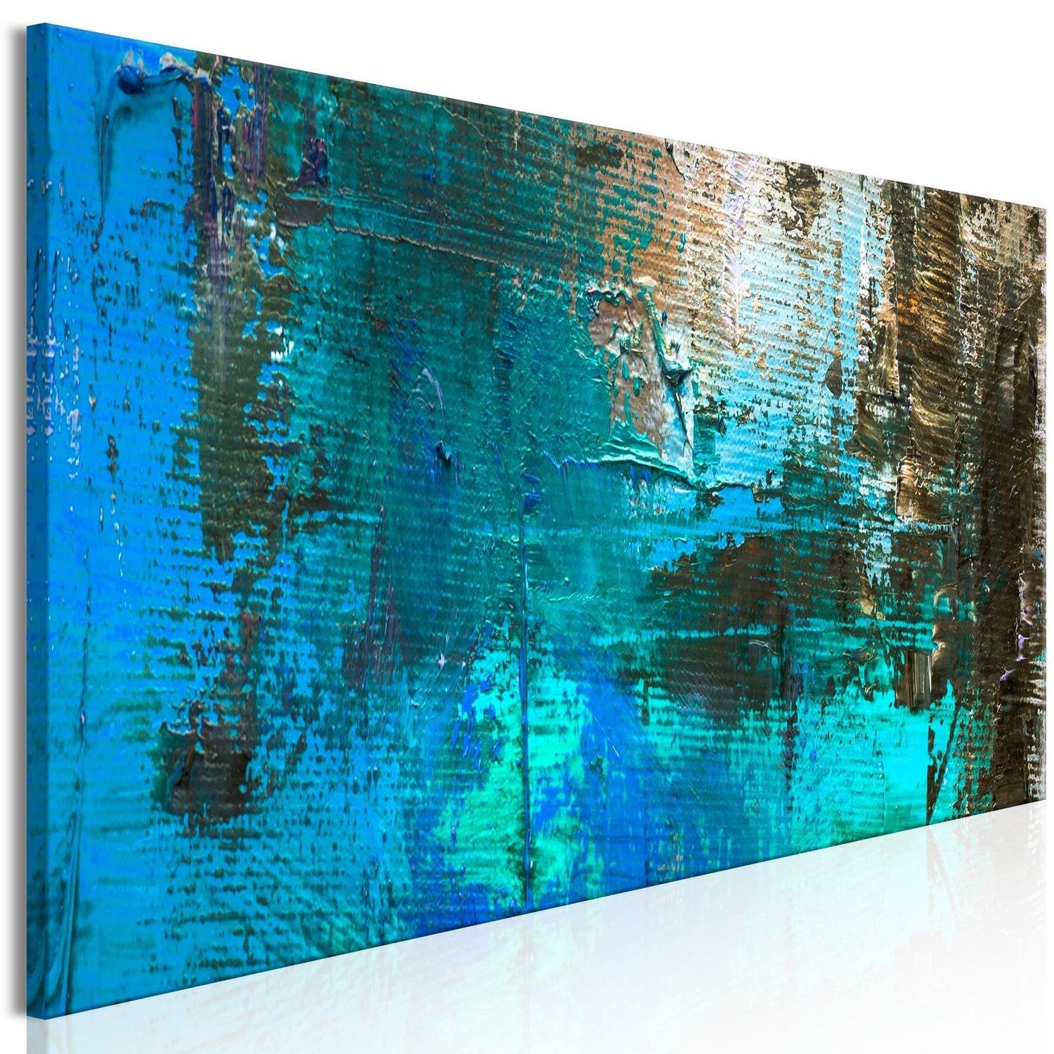 Abstract Stretched Canvas Art - December Morning Narrow-Tiptophomedecor