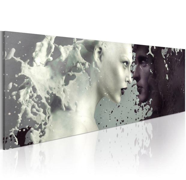 Abstract Stretched Canvas Art - Demons In Your Eyes...-Tiptophomedecor
