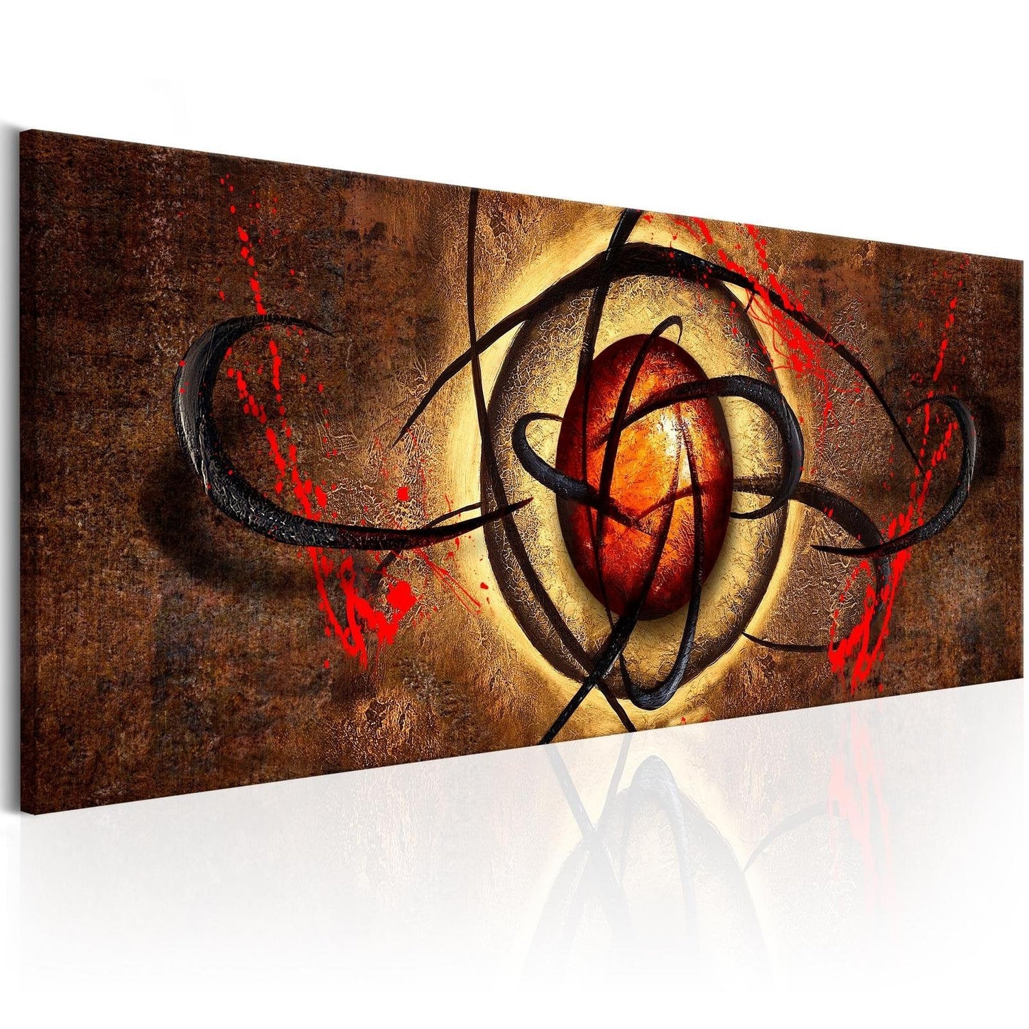Abstract Stretched Canvas Art - Devil'S Eye-Tiptophomedecor