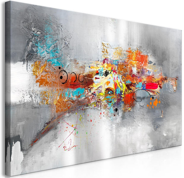 Abstract Stretched Canvas Art - Dominant Wide-Tiptophomedecor