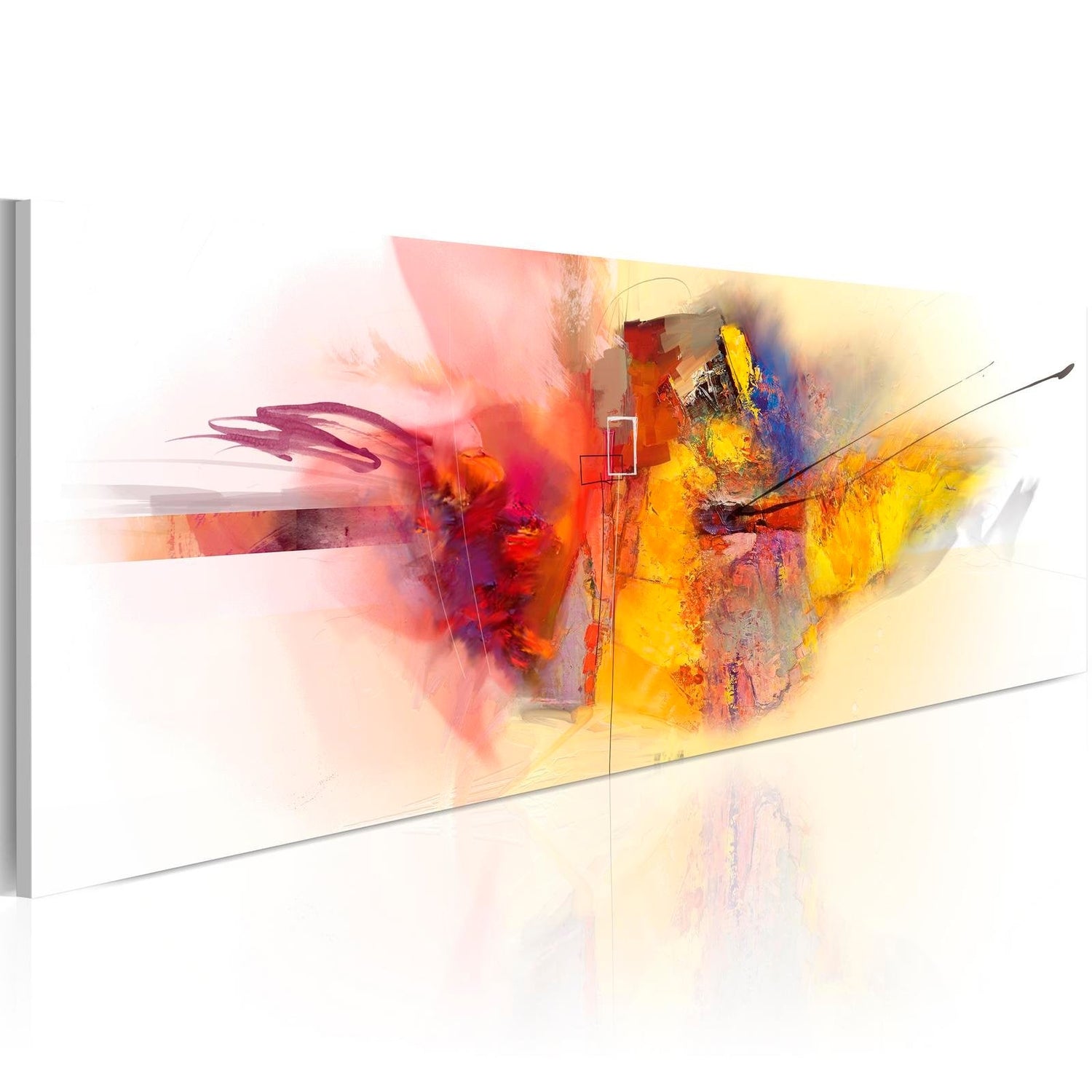 Abstract Stretched Canvas Art - Dragon'S Fire-Tiptophomedecor