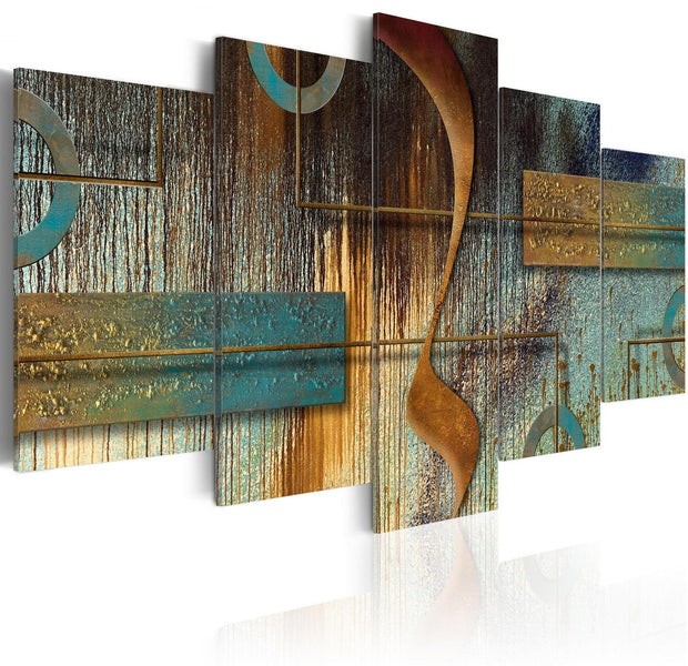 Abstract Stretched Canvas Art - Exotic Note-Tiptophomedecor
