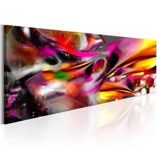 Abstract Stretched Canvas Art - Fiery Expression-Tiptophomedecor