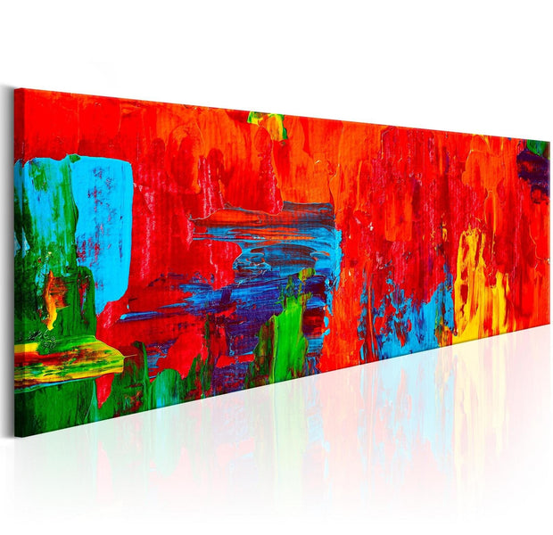 Abstract Stretched Canvas Art - Fiery Fantasy-Tiptophomedecor