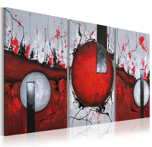 Abstract Stretched Canvas Art - Fire-Tiptophomedecor
