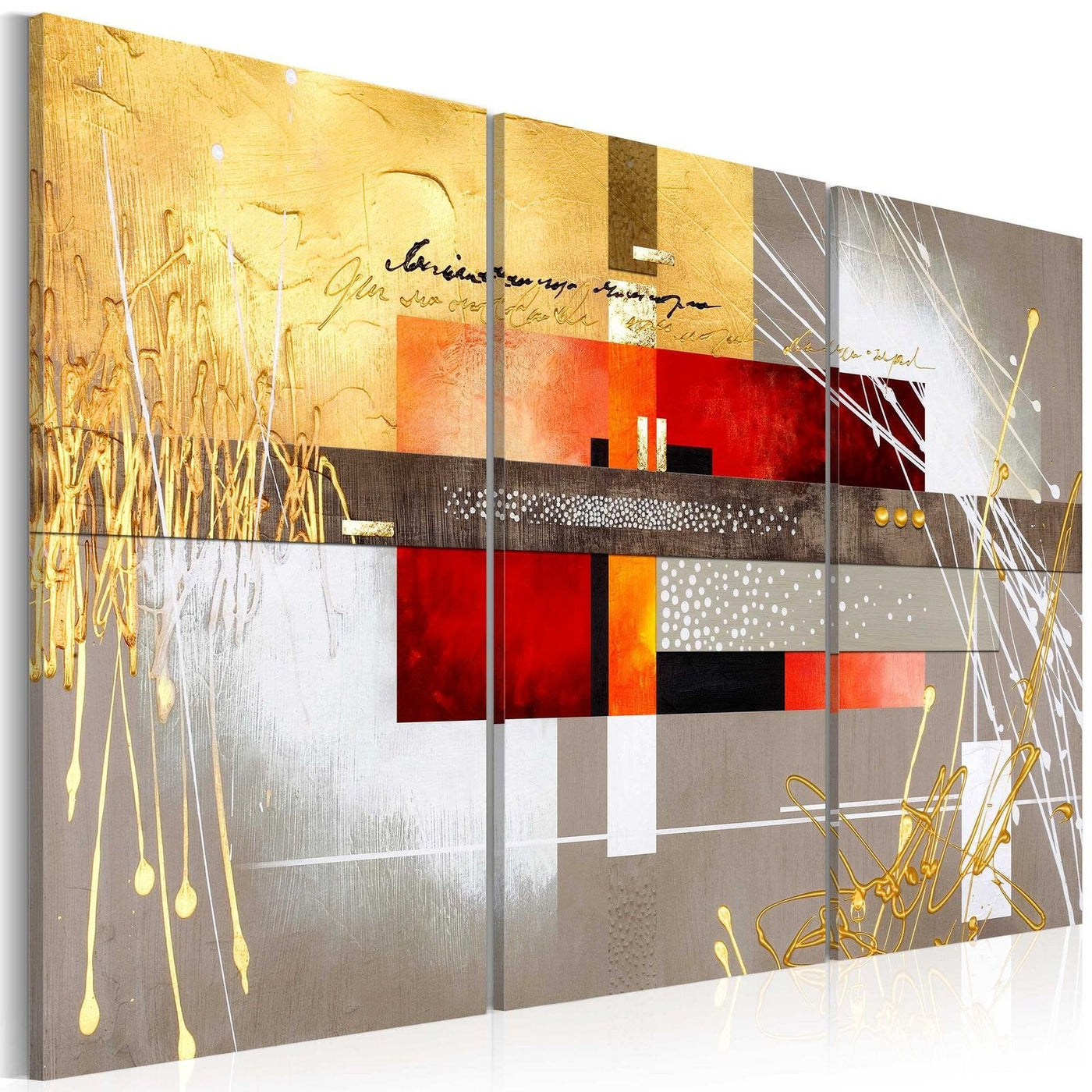 Abstract Stretched Canvas Art - Four Seasons-Tiptophomedecor