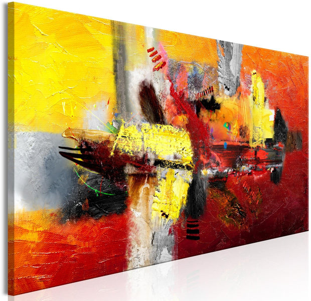 Abstract Stretched Canvas Art - Free Space Narrow-Tiptophomedecor