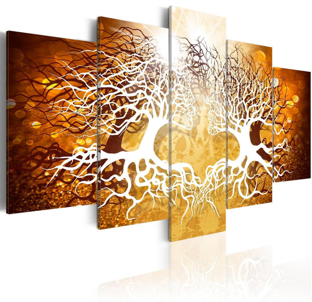 Abstract Stretched Canvas Art - Genesis Of Love-Tiptophomedecor