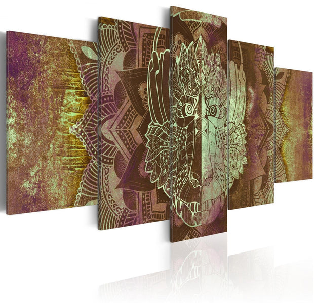 Abstract Stretched Canvas Art - Genius Loci-Tiptophomedecor