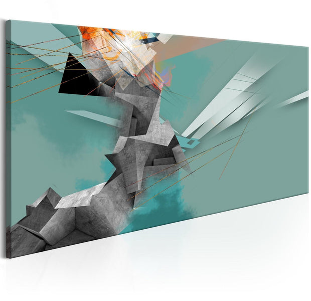 Abstract Stretched Canvas Art - Geometrical Madness-Tiptophomedecor