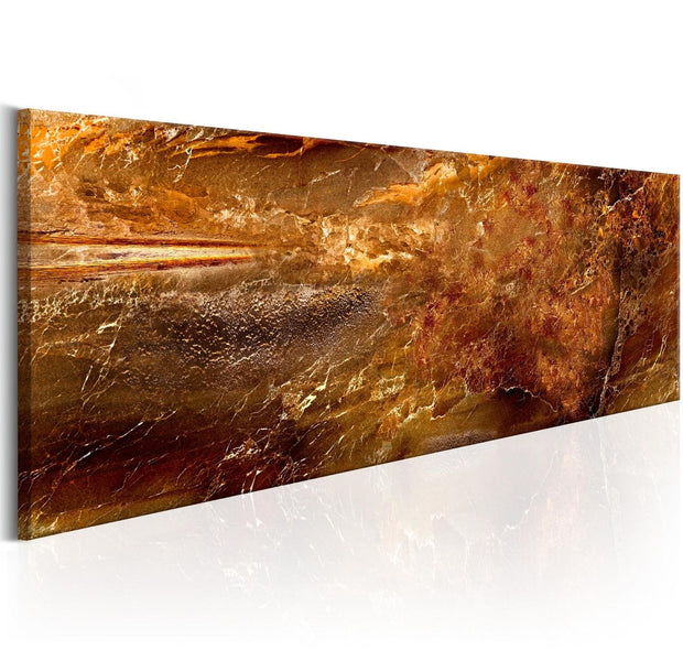 Abstract Stretched Canvas Art - Golden Citadel-Tiptophomedecor