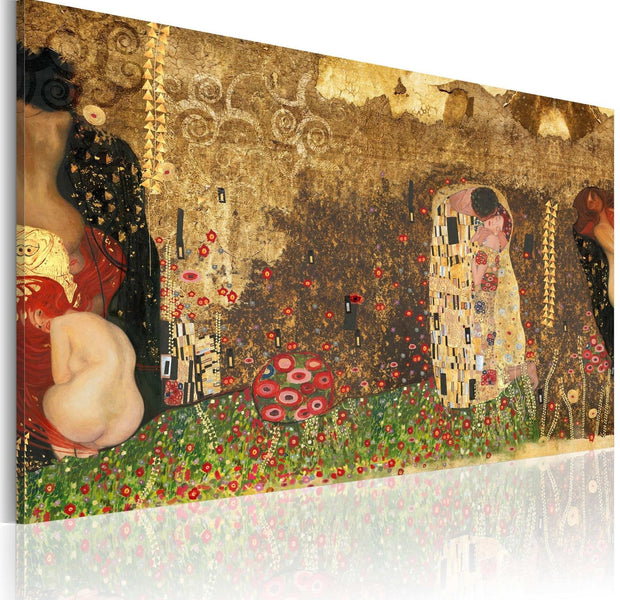 Abstract Stretched Canvas Art - Gustav Klimt - Inspiration-Tiptophomedecor