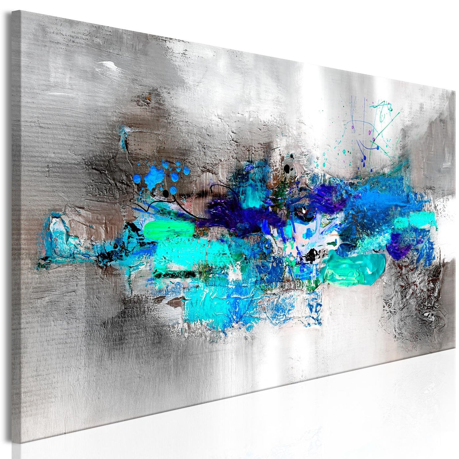 Abstract Stretched Canvas Art - Happiness Explosion Narrow-Tiptophomedecor