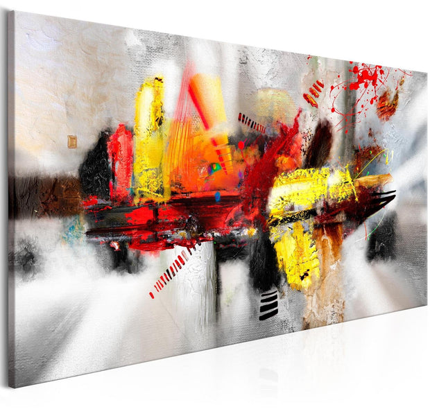 Abstract Stretched Canvas Art - Hit And Sunk-Tiptophomedecor
