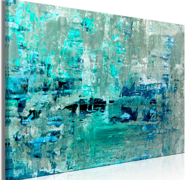 Abstract Stretched Canvas Art - Ice Sheet Wide-Tiptophomedecor