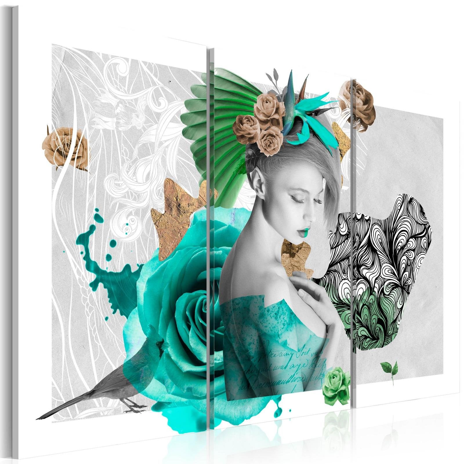 Abstract Stretched Canvas Art - Individualist-Tiptophomedecor