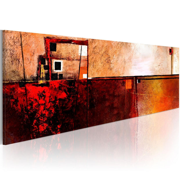 Abstract Stretched Canvas Art - Infrared Radiation-Tiptophomedecor