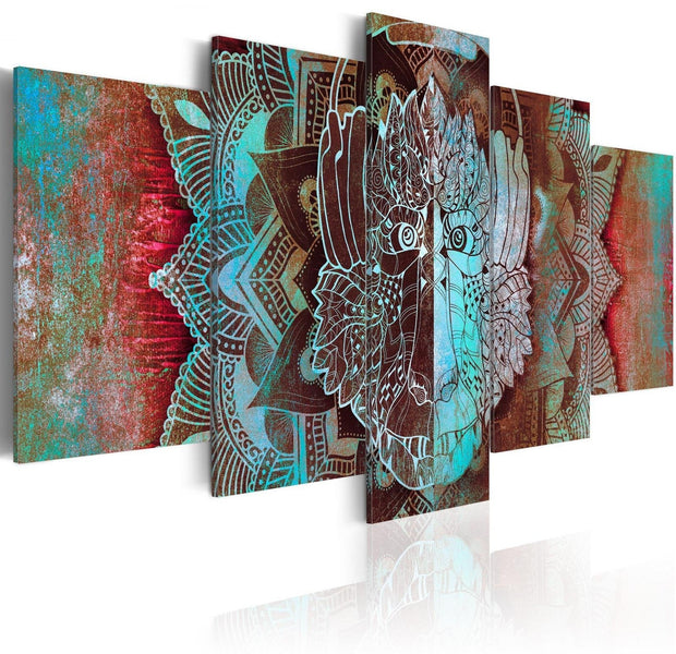 Abstract Stretched Canvas Art - King Of Jungle-Tiptophomedecor