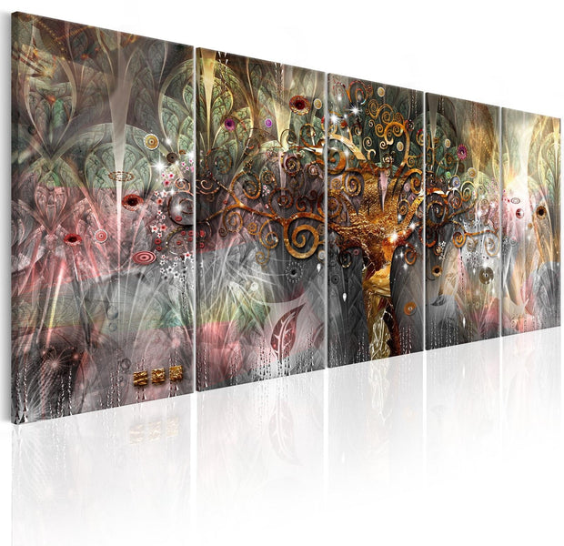 Abstract Stretched Canvas Art - Land Of Happiness I-Tiptophomedecor