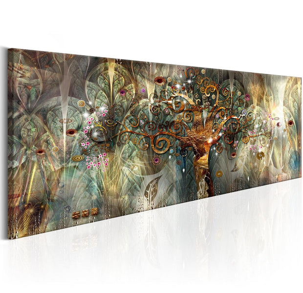 Abstract Stretched Canvas Art - Land Of Happiness-Tiptophomedecor