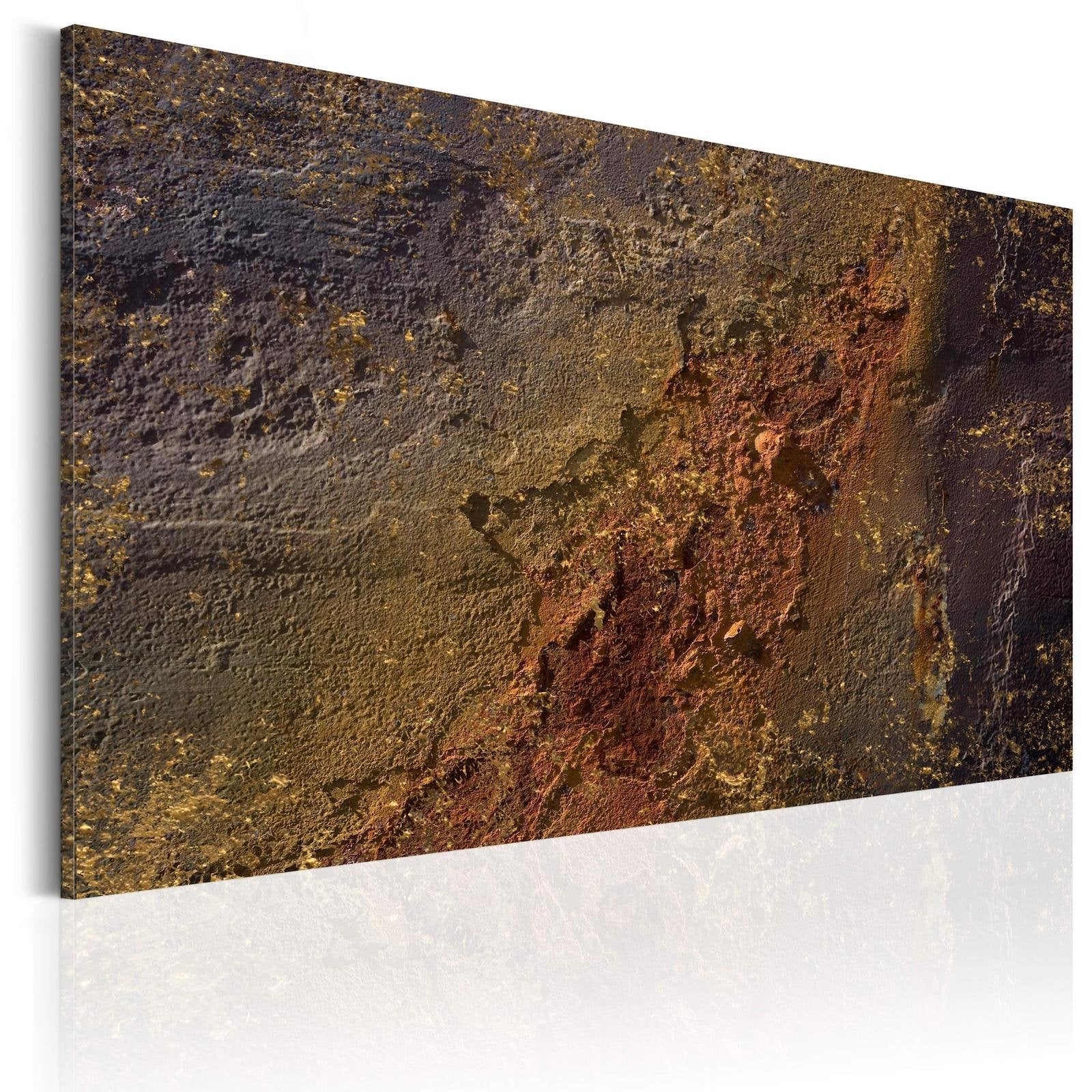 Abstract Stretched Canvas Art - Lunar Structure-Tiptophomedecor