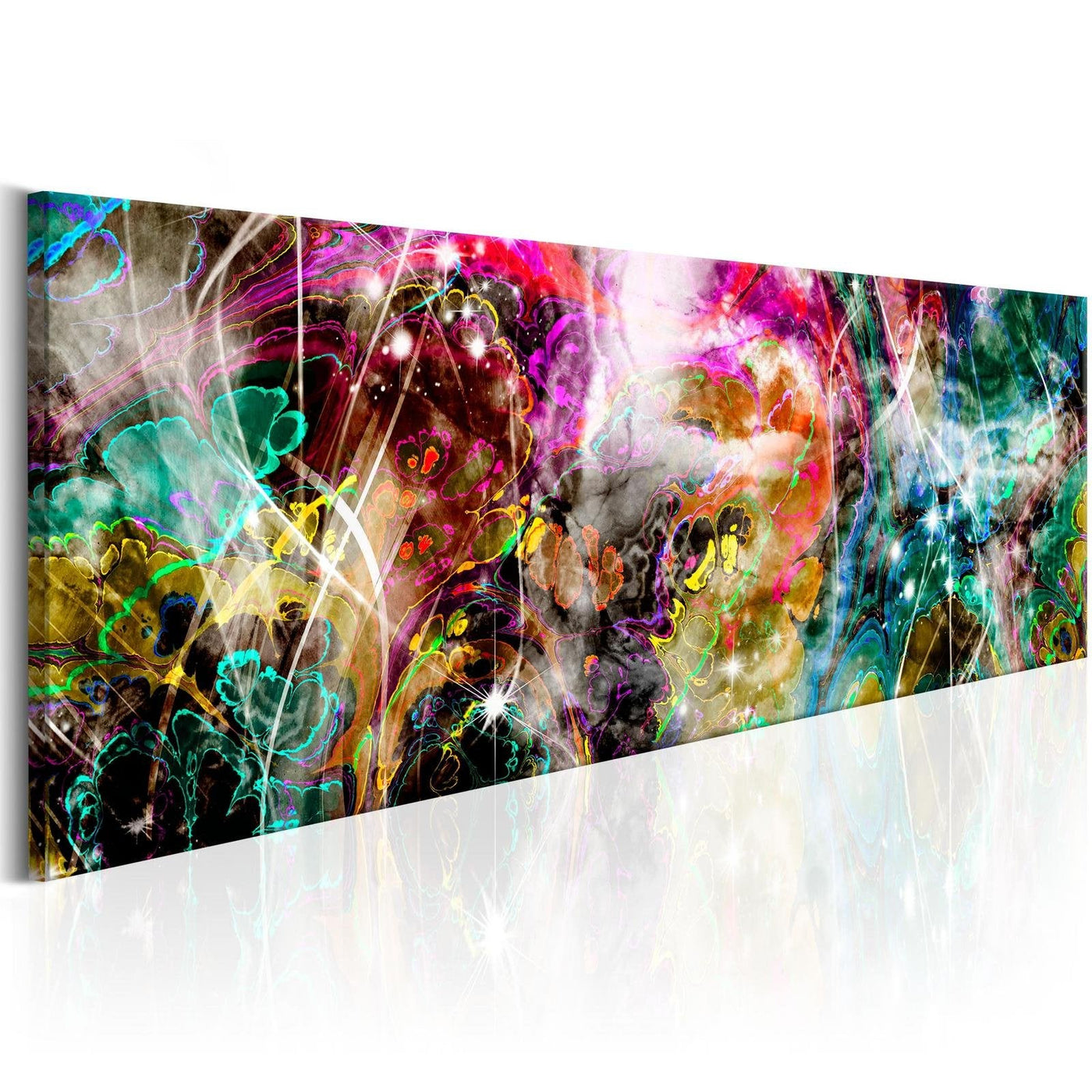 Abstract Stretched Canvas Art - Magical Kaleidoscope-Tiptophomedecor
