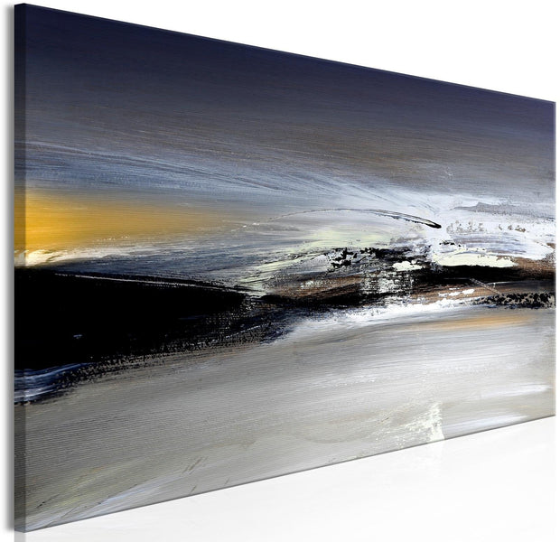 Abstract Stretched Canvas Art - Marine Elegance Narrow-Tiptophomedecor