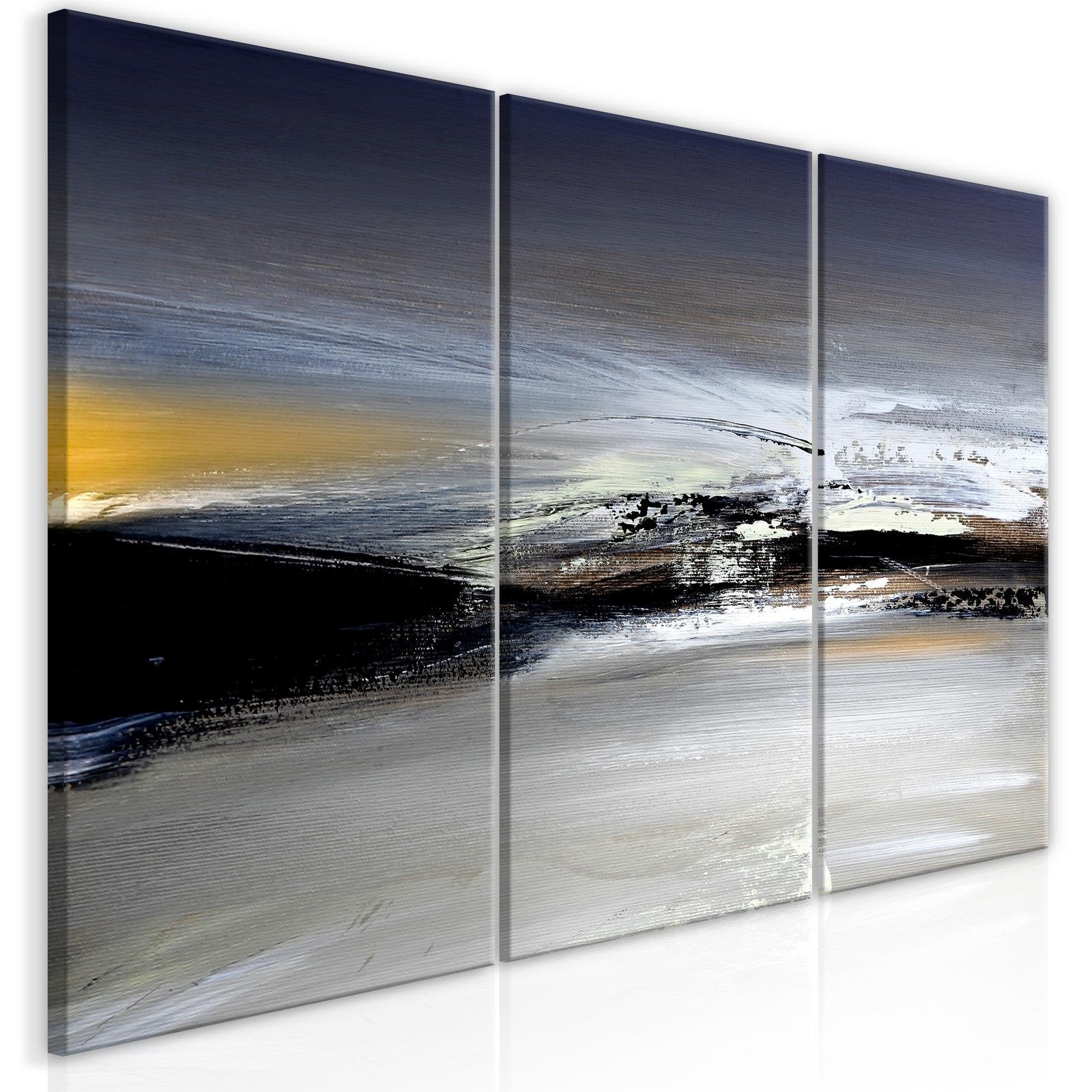 Abstract Stretched Canvas Art - Marine Elegance-Tiptophomedecor