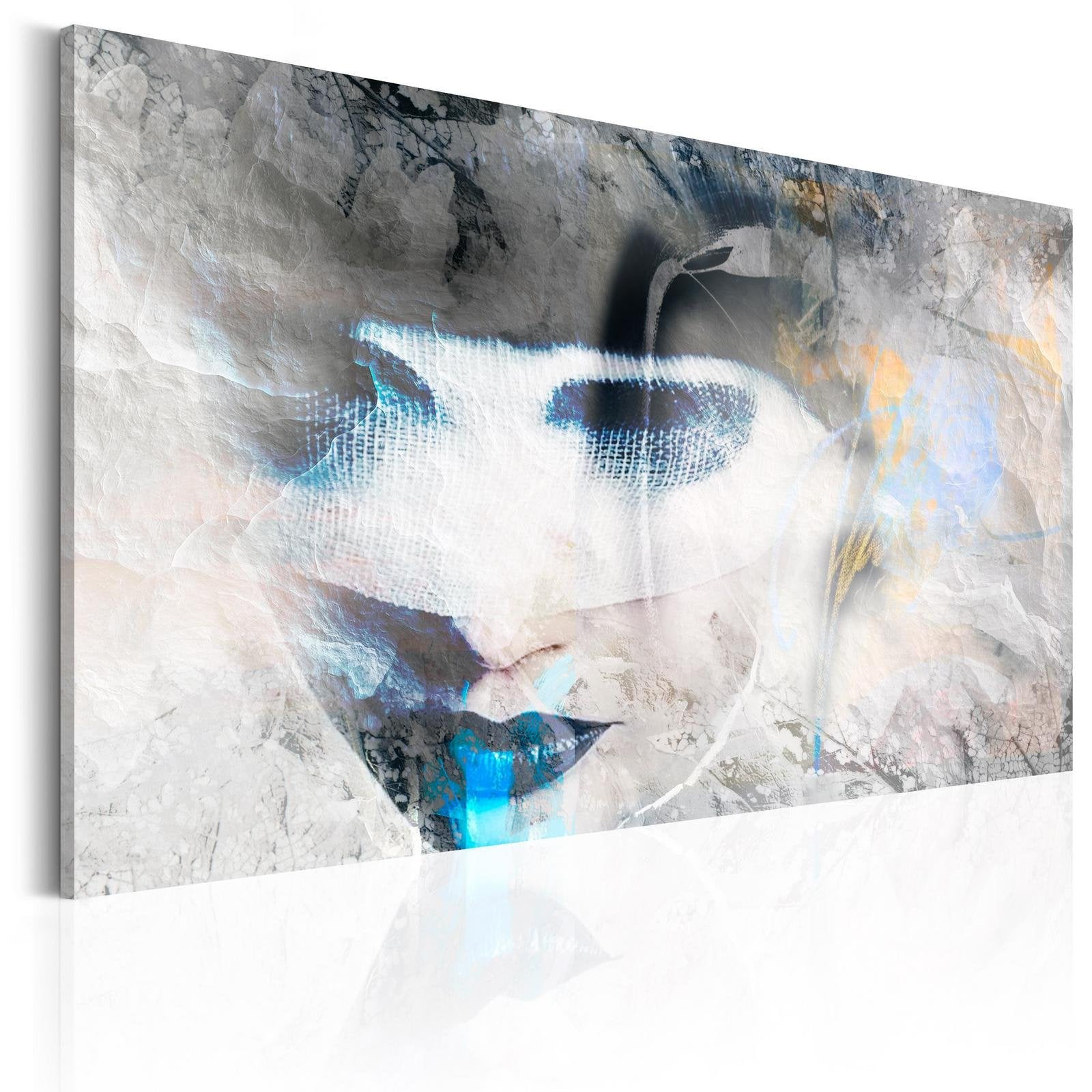 Abstract Stretched Canvas Art - Meanders Of Femininity-Tiptophomedecor