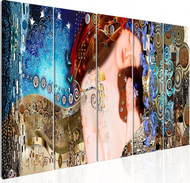 Abstract Stretched Canvas Art - Mother'S Hug Narrow-Tiptophomedecor