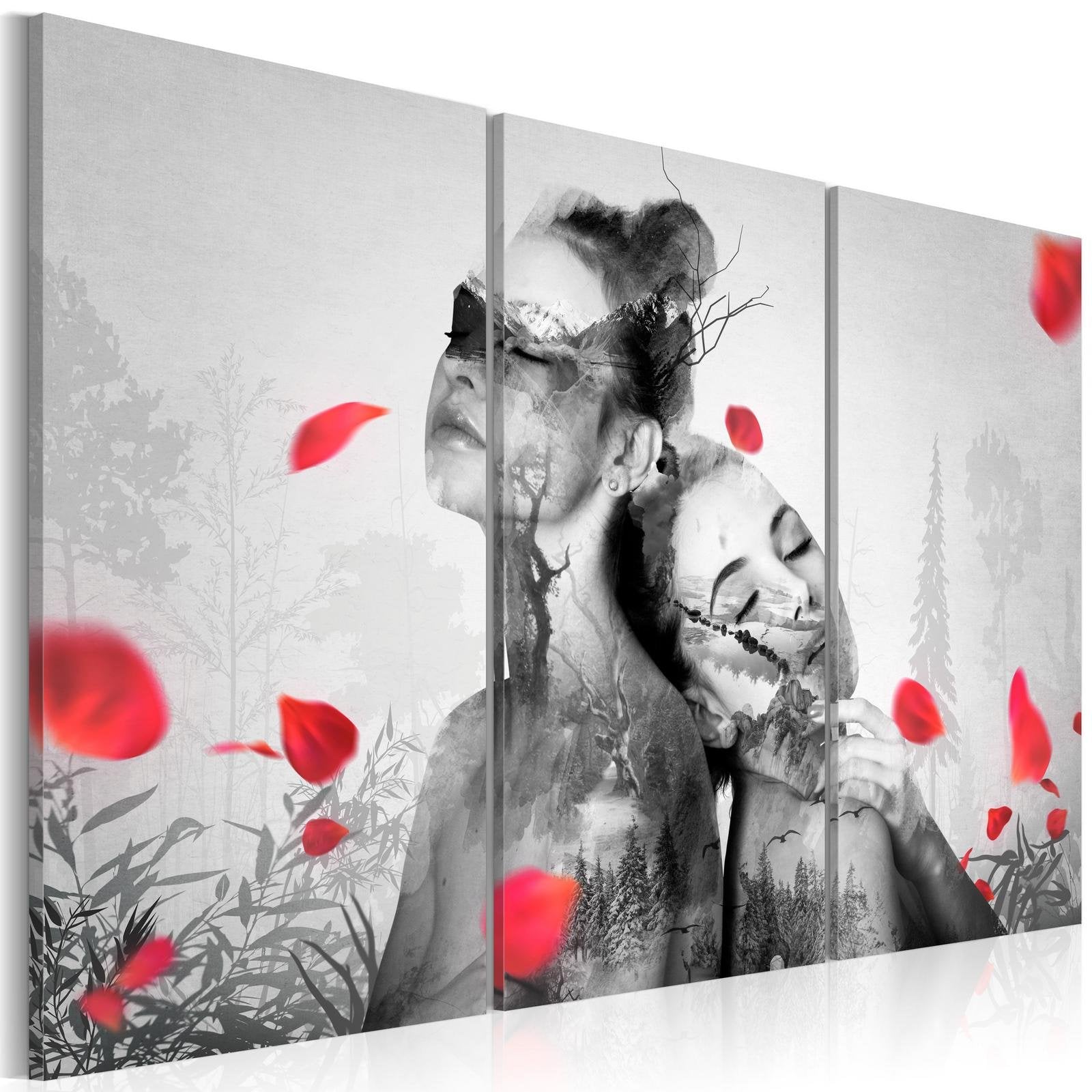 Abstract Stretched Canvas Art - Natural Beauties-Tiptophomedecor