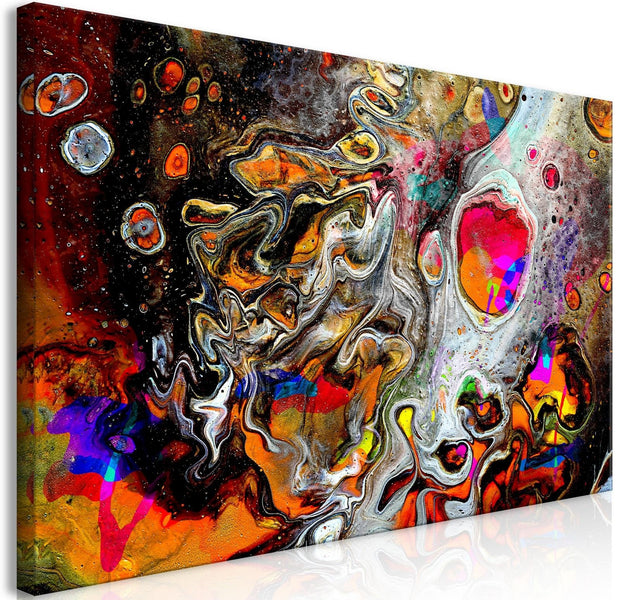 Abstract Stretched Canvas Art - Paint Universe Wide-Tiptophomedecor