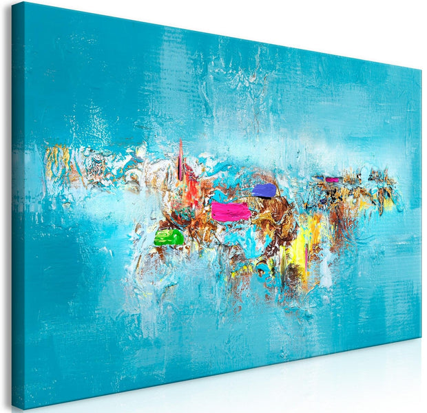 Abstract Stretched Canvas Art - Paradise Wide-Tiptophomedecor