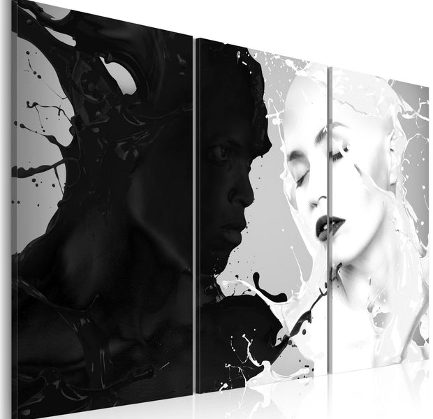 Abstract Stretched Canvas Art - Paradox Of Feelings-Tiptophomedecor