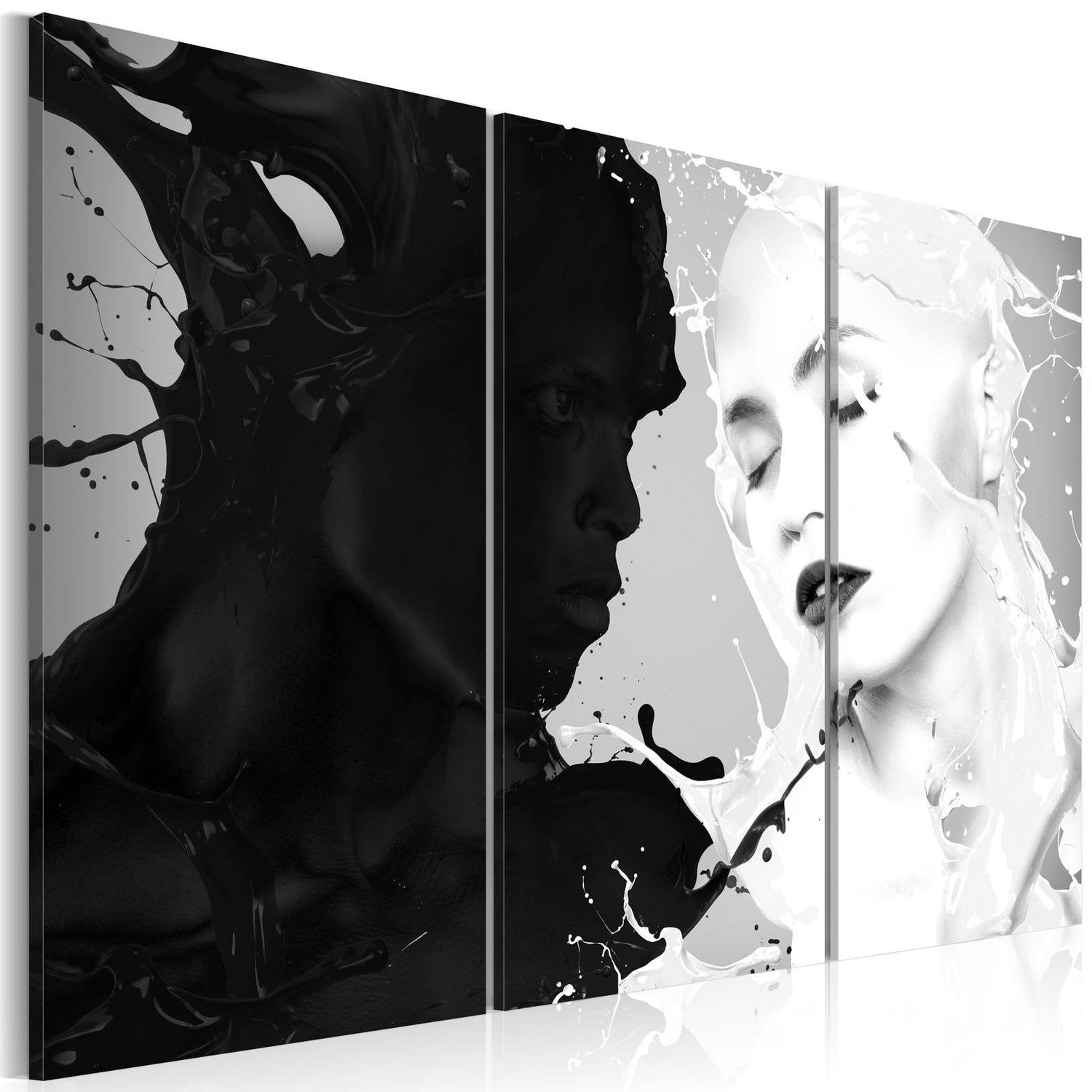 Abstract Stretched Canvas Art - Paradox Of Feelings-Tiptophomedecor