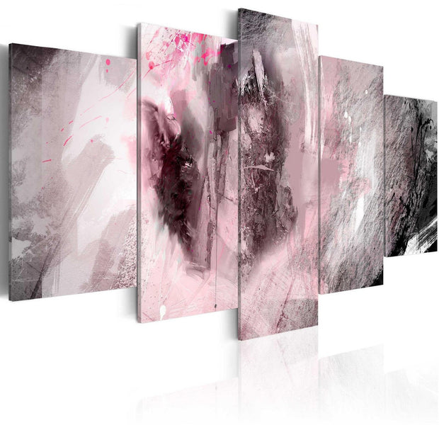 Abstract Stretched Canvas Art - Pink Depth-Tiptophomedecor