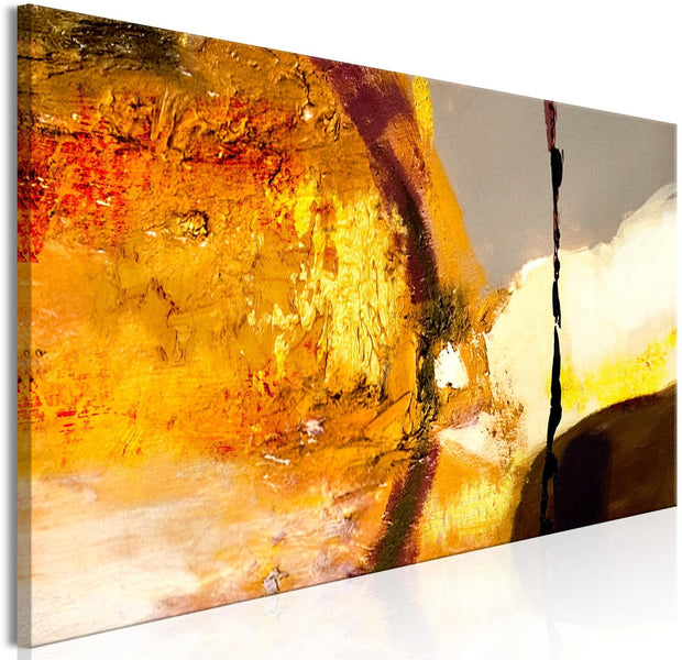 Abstract Stretched Canvas Art - Power Of Fire Narrow-Tiptophomedecor