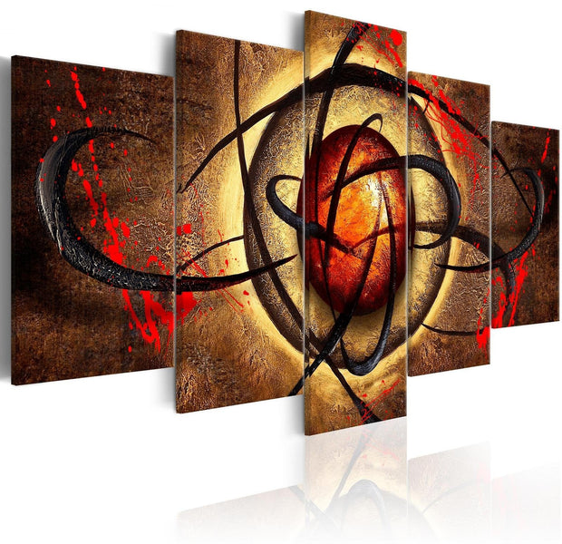Abstract Stretched Canvas Art - Secret Eye Ii-Tiptophomedecor