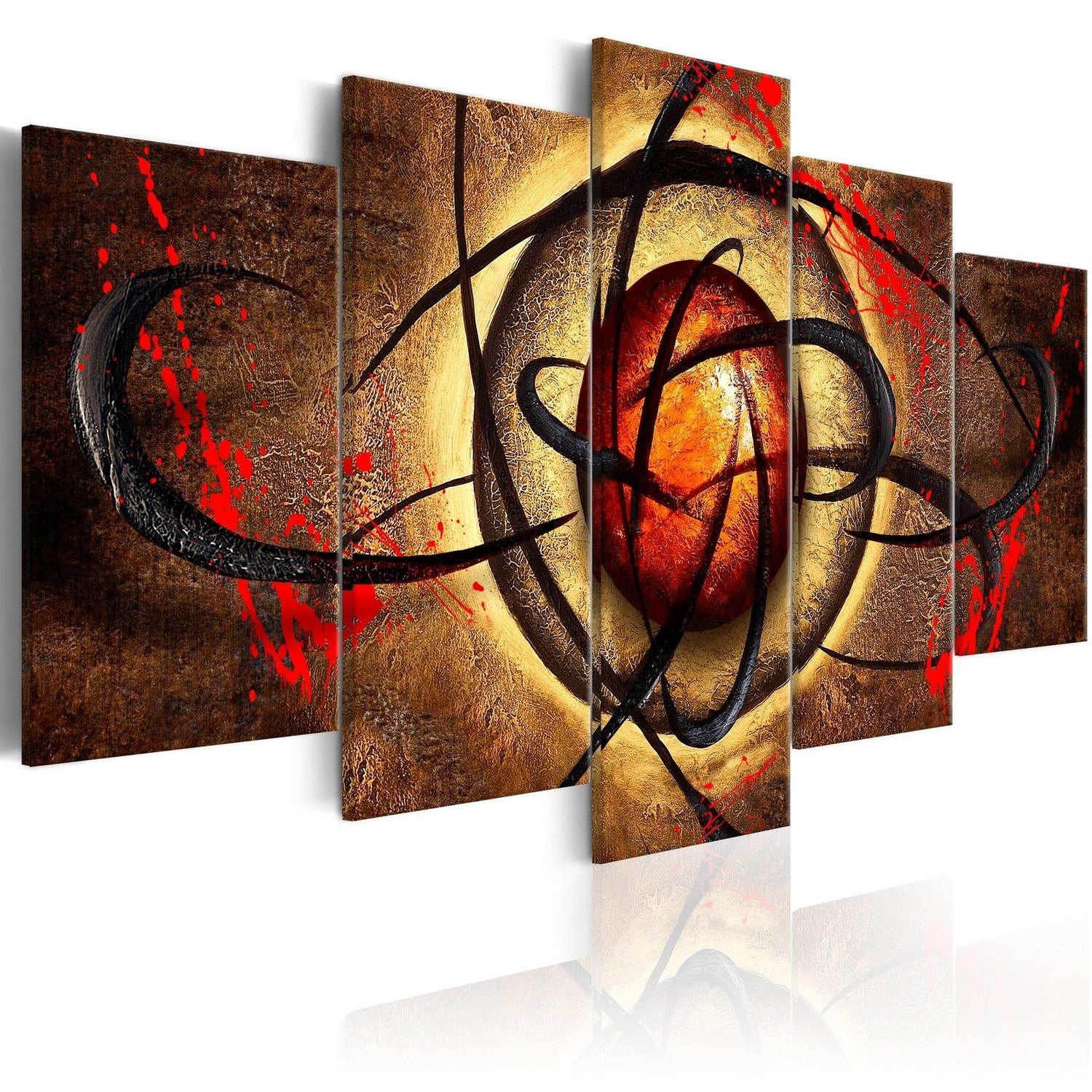 Abstract Stretched Canvas Art - Secret Eye Ii-Tiptophomedecor