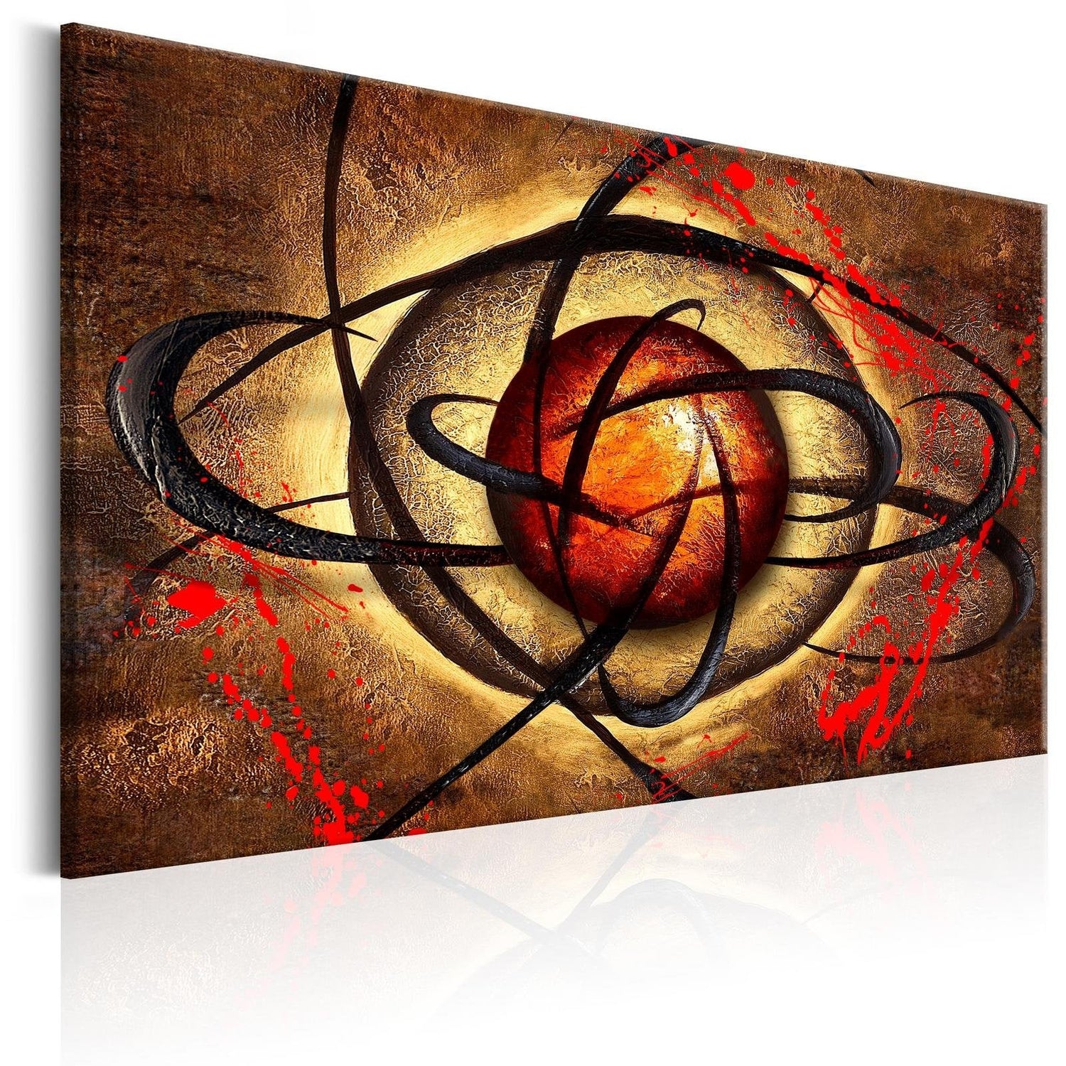 Abstract Stretched Canvas Art - Secret Eye-Tiptophomedecor