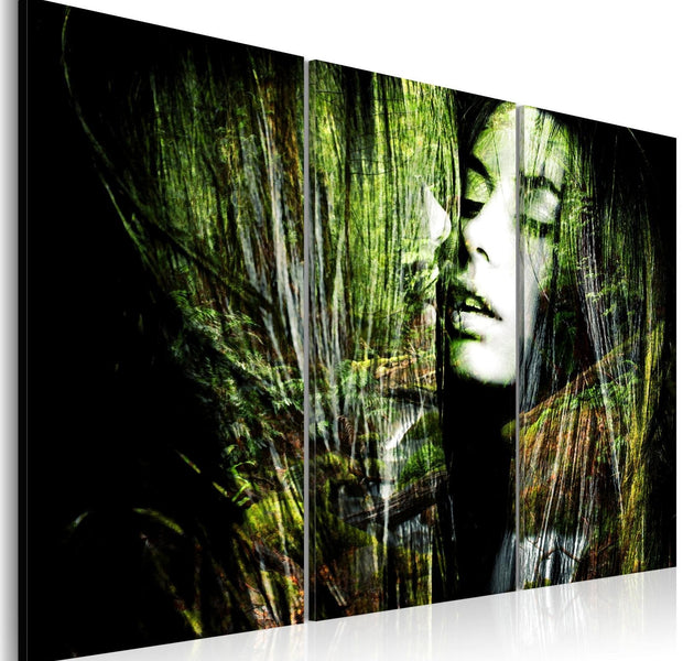 Abstract Stretched Canvas Art - Self-Absorbed-Tiptophomedecor