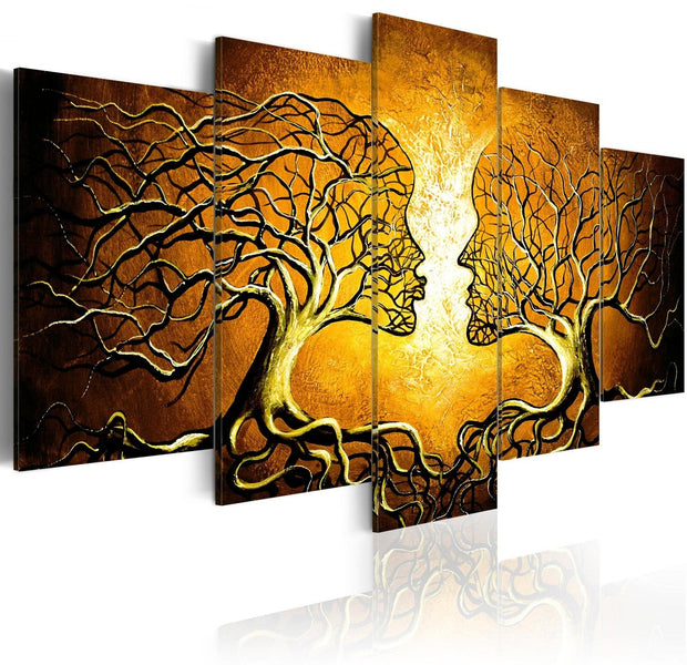 Abstract Stretched Canvas Art - Song Of Love-Tiptophomedecor