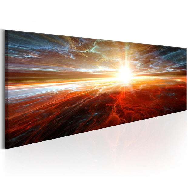 Abstract Stretched Canvas Art - Space And Time Warp-Tiptophomedecor