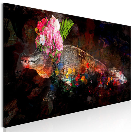 Abstract Stretched Canvas Art - Spinster Narrow-Tiptophomedecor